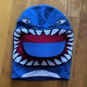 💎 Blue Shark Face Beanie